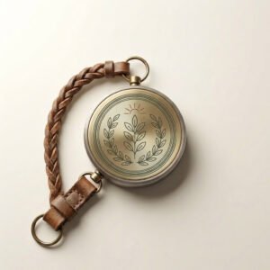 compass keychain — BHG Goodies Co.
