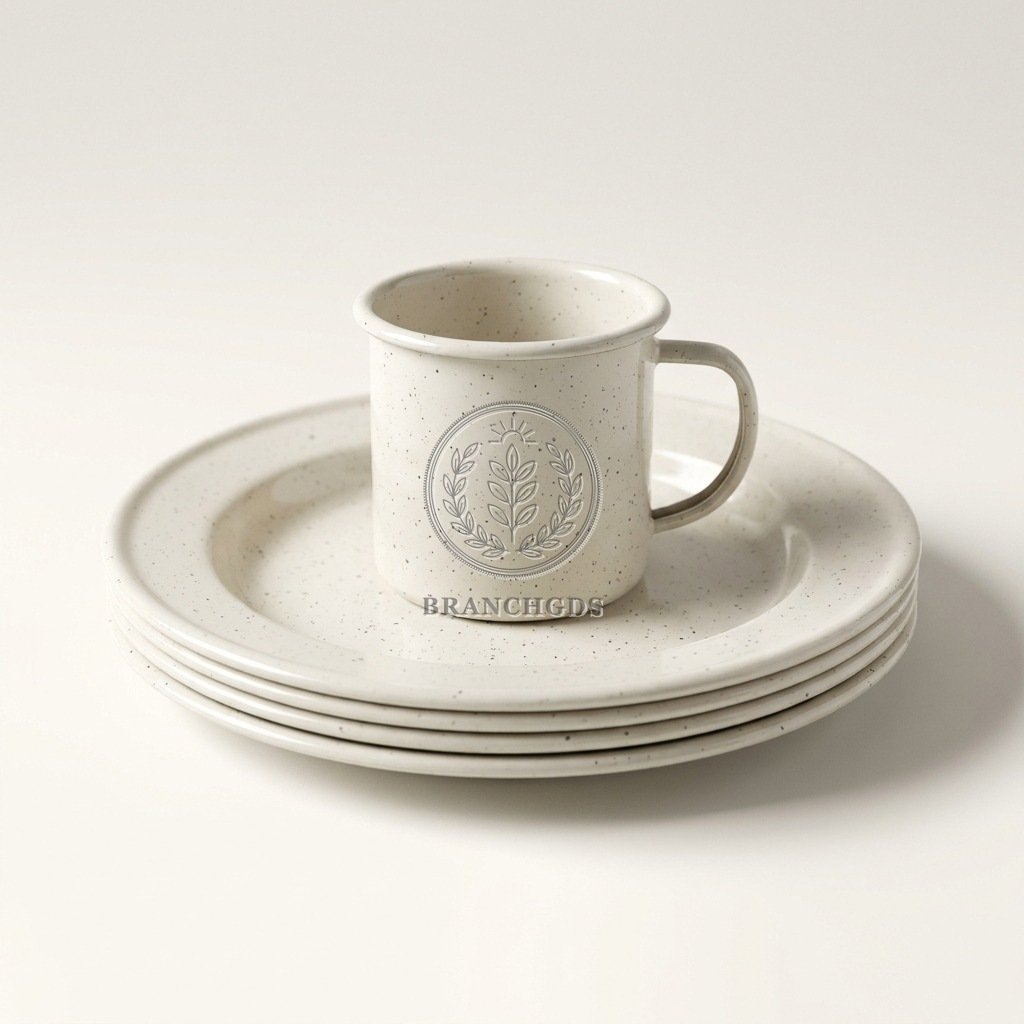 Enamel Camp Plate & Mug Set — BHG Goodies Co.